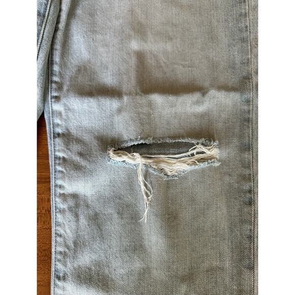 J Brand Women's Tate Boy Fit Eco Wash Jeans, Statis Destruct, Blue, Size 27 - Picture 2 of 9